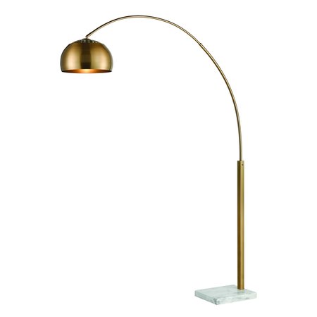 ELK HOME Solar Flair 77'' High 1-Light Floor Lamp - Aged Brass D3591